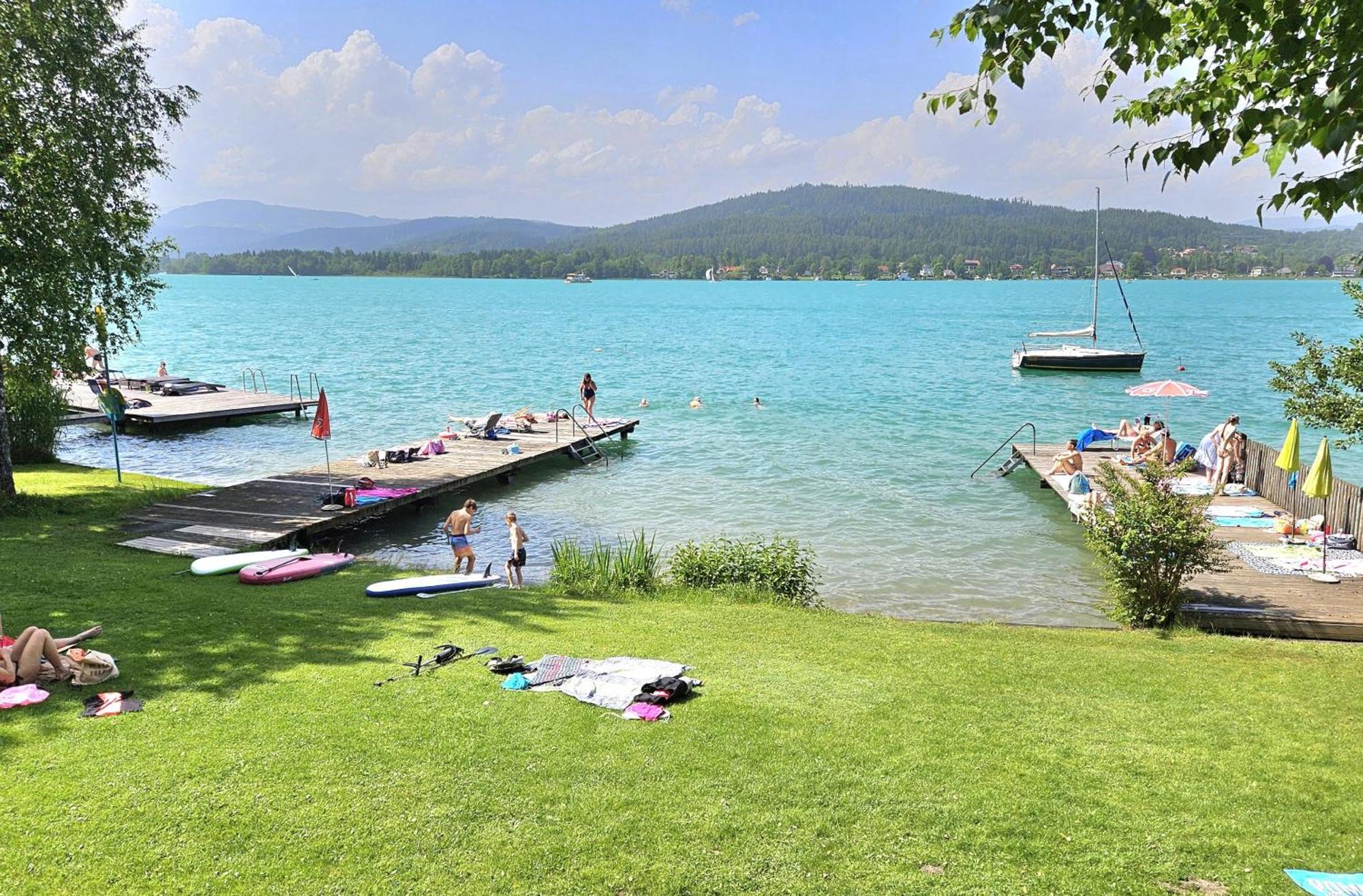 "Casa Antonio" 3 Gehminuten Strandbad Sekirn, Inkl Seezugang Exterior foto